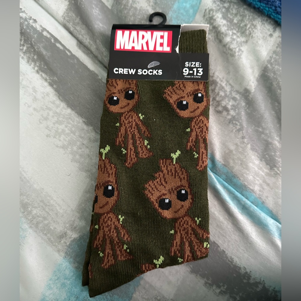 Marvel Groot Crew Socks